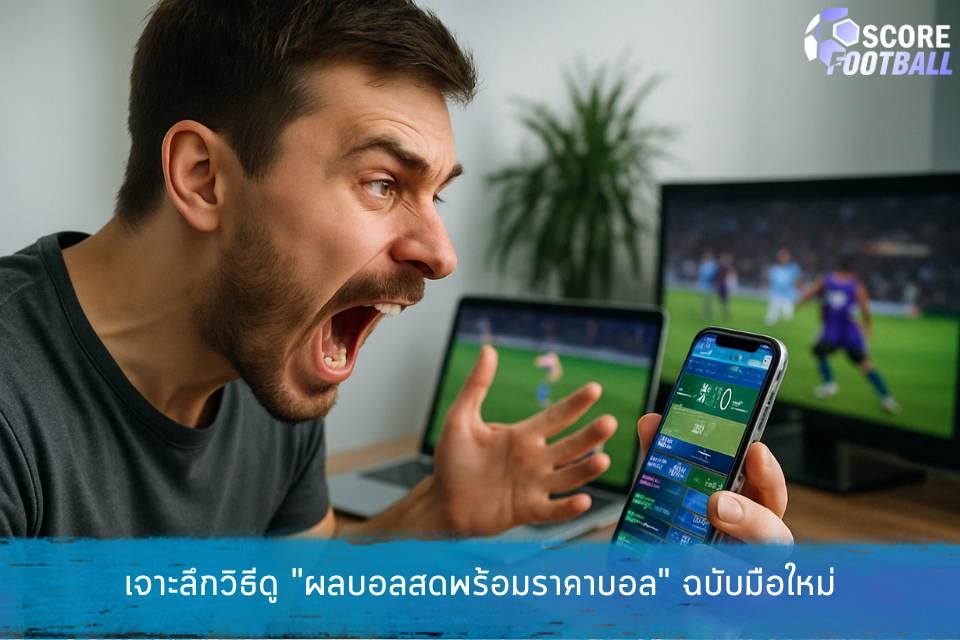 เจาะลึกวิธีดู "ผลบอลสดพร้อมราคาบอล" ฉบับมือใหม่