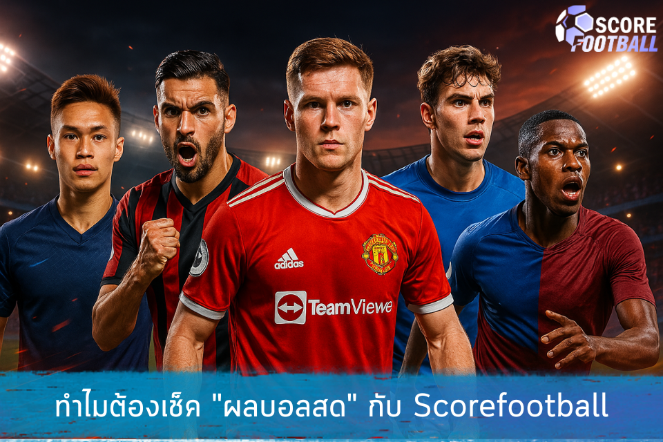 ทำไมต้องเช็คผลบอลสด กับ Scorefootball