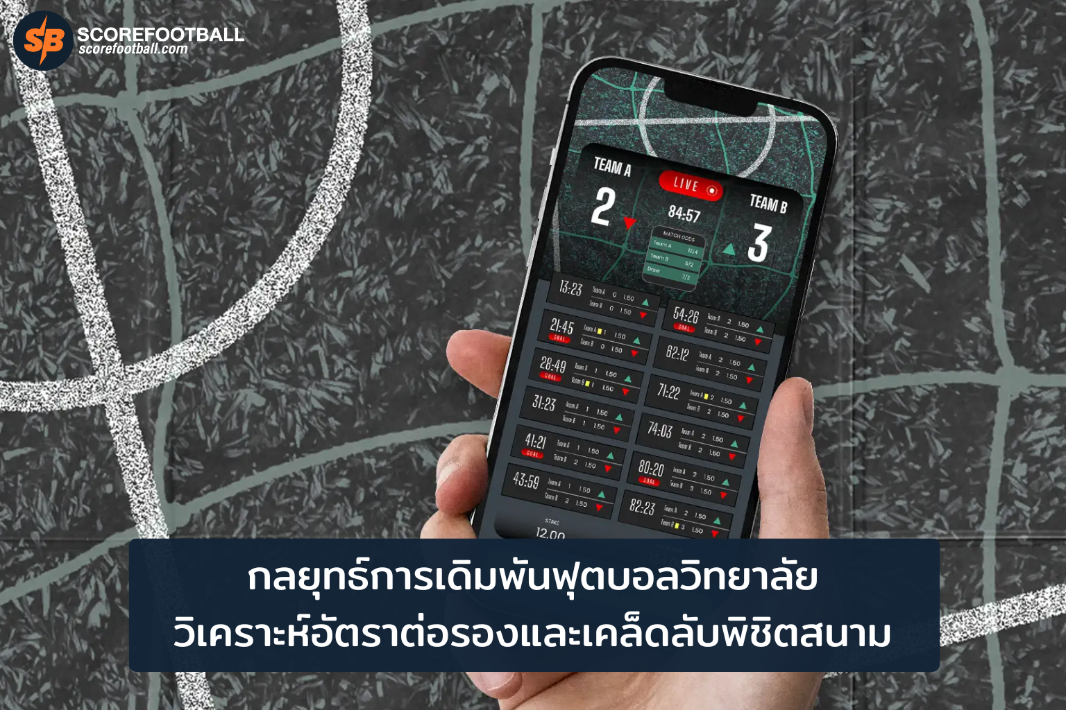 เดิมพันบอลวิทยาลัย กลยุทธ์พิชิตอัตราต่อรองเพื่อกำไรสูงสุด